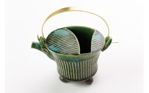 酒器セット 魚皿 酒器&長皿 10点セット ぐい呑 小皿 [抱星窯 長崎県 東彼杵町 hs42bag390006] 魚皿 おちょこ 猪口 小皿 湯呑み 土物 グリーン 濃緑