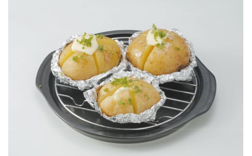 直火対応 フルーツ焼き 蓋付き [トーセラム 長崎県 東彼杵町 hs42bag480022] 耐熱陶器 野菜 フルーツ 焼きバナナ 焼きりんご じゃがバター ホイル焼き キッチン用品 日本製