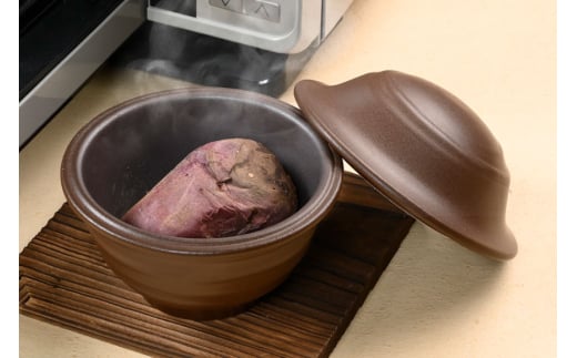 電子レンジ対応 いもまる [トーセラム 長崎県 東彼杵町 hs42bag480037] 耐熱陶器 焼芋 いも ほくほく ホクホク 時短 一人用 キッチン用品 日本製