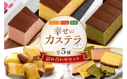 カステラ 幸せのカステラ 詰め合わせセット [長崎カステラセンター心泉堂 長崎県 東彼杵町 hs42bag180007] 和菓子 かすてら 長崎 お菓子 おやつ