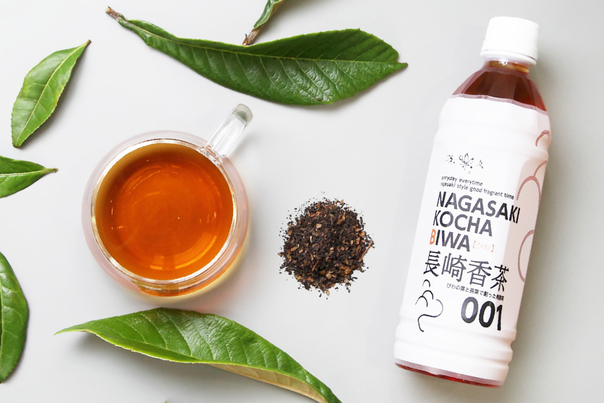 お茶 ペットボトル 長崎香茶びわ 500ml 24本 [サンダイ 長崎県 東彼杵町 hs42bag230004] 茶 びわ茶 ビワ茶 枇杷茶 琵琶茶