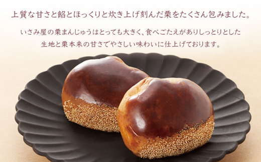 饅頭 栗まんじゅう 13個【菓舗いさみ屋】[OBB002] / 饅頭 スイーツ 和菓子 まんじゅう