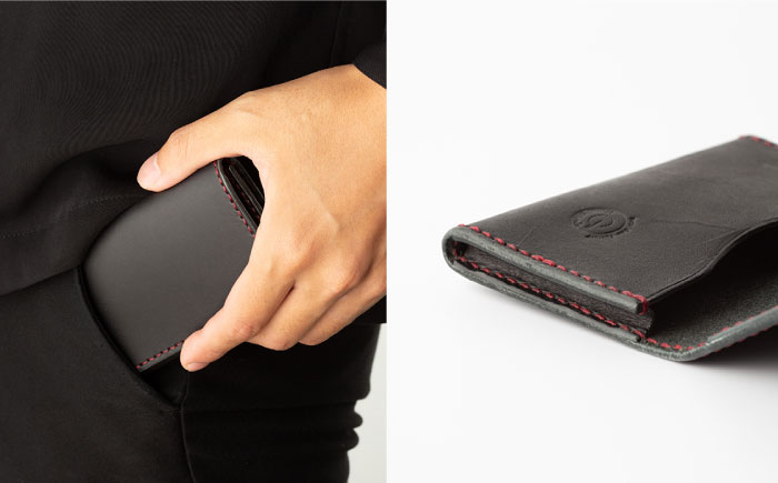 【ターコイズブルー】本格レザー 名刺入れ【kazu gee factory】 [OBG004-2]