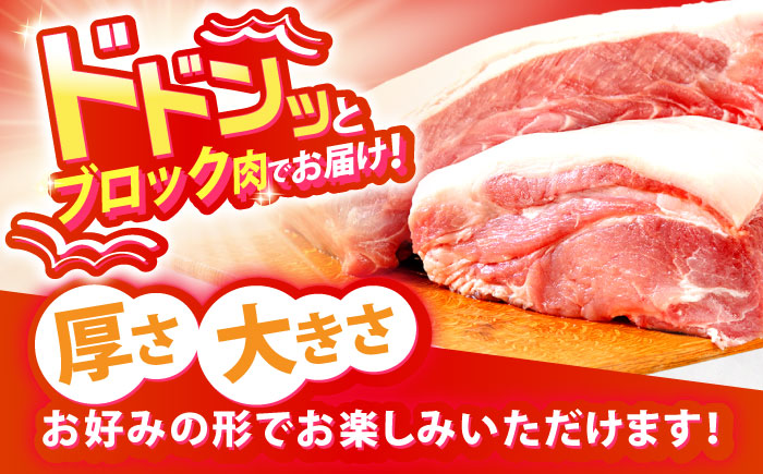 真空冷蔵 豚ロースブロック 約5kg（リブロースとロイン 2種セット）【日本フードパッカー株式会社】 [OCJ001]