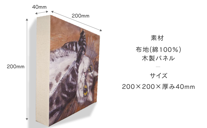 鉄男 ファブリックパネル「おねだり」【TETSUO CORPORATION】 [OCS008]