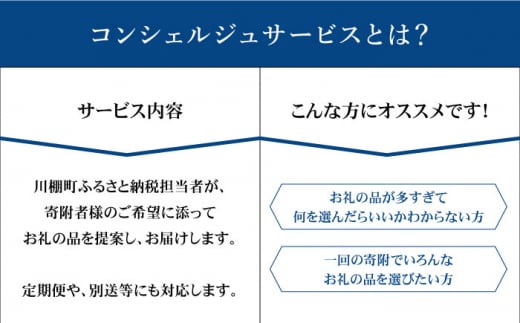 【川棚町コンシェルジュ】寄附金相応の品物をご提案します！（50万コース） [OZZ006]