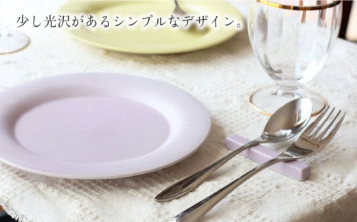 【波佐見焼】陶器 nuccaカトラリーレスト 5本セット 色おまかせ/陶器 皿 陶磁器 食器 お皿 箸置き【山下陶苑】 [OAP015]