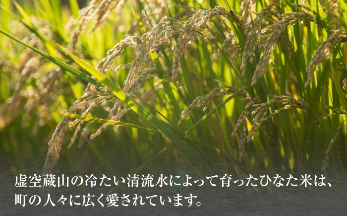 虚空蔵の清流水で育った棚田米『ひなた米』 10kg(2kg×5袋) 真空パック 【木場地区棚田保全協議会】[OCC034] / 米 白米 精米 ひなた米 棚田米 お米 おこめ ごはん はくまい 日向の棚田米 米 おいしい米 ライス