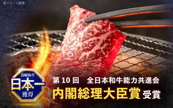【3回定期便】長崎和牛 焼肉用 赤身スライス600g (モモ・ウデ 各300g)【株式会社 黒牛】[OCE097] / 牛肉 スライス 赤身スライス  国産牛 長崎和牛 牛肉 スライス 赤身スライス 国産牛 長崎和牛
