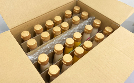 スムージー専門店が作った「美味しすぎるドレッシング」お試しサイズ 24本セット [OAK007] / 野菜ドレッシング サラダ 調味料 ベジタブルドレッシング 添加物不使用 和風ドレッシング タマネギドレッシング ニンジン