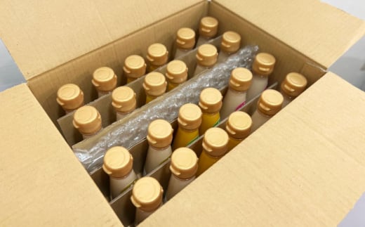 【3回定期便】「美味しすぎるドレッシング」お試しサイズ 24本セット [OAK008] / 野菜ドレッシング サラダ 調味料 ベジタブルドレッシング 添加物不使用 和風ドレッシング タマネギドレッシング ニンジン