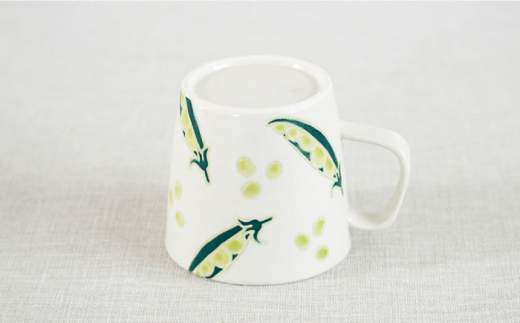 【波佐見焼】フレッシュアート マグカップ 3種 〈ビーン・ラディッシュ・レモン〉【菊祥陶器】 [OAQ007]