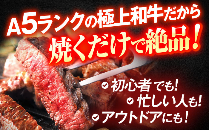 長崎和牛A5ランクリブロース芯ステーキ（120×5枚）【肉のあいかわ】[OCH008] / リブロースステーキ 牛肉 高級 上質 リブロースステーキ リブステーキ