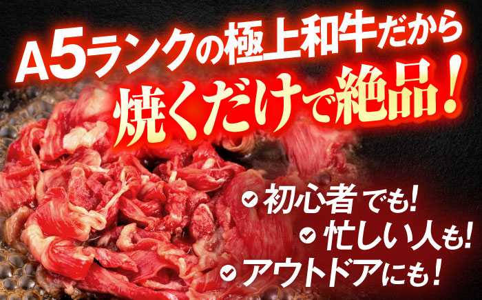 長崎和牛A5ランク 赤身切り落とし（モモ･バラ）（400ｇ）【肉のあいかわ】 [OCH021] / 牛肉 切り落とし 赤身肉 長崎県 もも ばら
