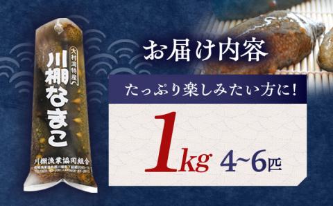 【先行受付】川棚 生 なまこ 約1kg ※2025年12月中旬以降発送】【森水産】[OAI001] / 大村湾で採れる 高級 新鮮 ナマコ 魚介 おつまみ なまこ 正月
