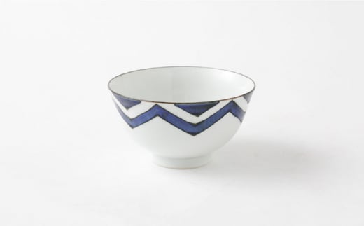 【波佐見焼】陶器 染シリーズ 茶碗 青 4個セット/陶器 皿 陶磁器 食器 お皿【山下陶苑】 [OAP038]