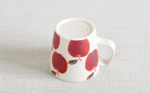 【波佐見焼】フレッシュアート  マグカップ  4柄セット 〈リンゴ・レモン・ビーン・ラディッシュ〉【菊祥陶器】 [OAQ045]