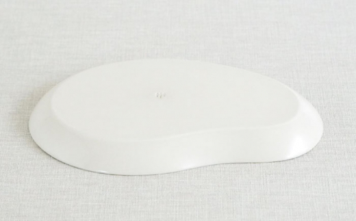 【波佐見焼】フレッシュアート ビーン プレート 2柄セット〈リンゴ・レモン〉【菊祥陶器】 [OAQ046]