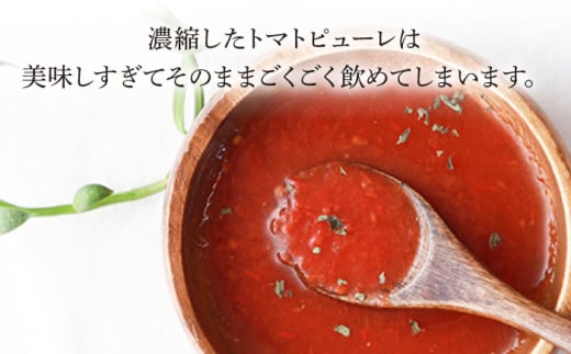 【6回定期便】小串 トマト ピューレ 濃厚150% ピューレ「OGUSHI」160g×10本セット【草加家】 [OBH003]