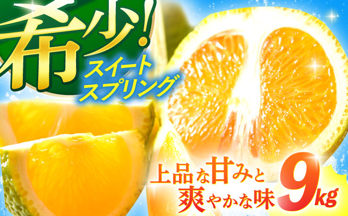 【数量限定】甘くてジューシー！希少種 スィートスプリング 約9kg / 柑橘 みかん ミカン かんきつ みかん 果物 フルーツ くだもの【長崎ぶんたんの会 】 [OAF007]