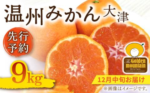 [先行予約!年内発送]長崎県産 温州みかん 大津 9kg[Mt.Gファーム][OCX002] / 柑橘 みかん ミカン 蜜柑 柑橘類 大津 冬みかん