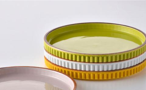 【波佐見焼】ギアシリーズ プレート 小（17.5cm） パステルカラー 4枚セット【大新窯】 [DC98]