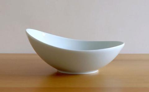 【白山陶器】【グッドデザイン賞受賞】CARVEボール（LL） 白磁 [TA131]