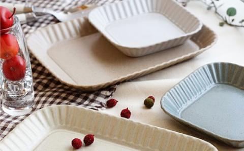 【波佐見焼】プリーツ取皿4色セット 小皿 食器 皿【和山】 [WB67]