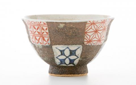 【波佐見焼】市松祥瑞 どんぶり【洸彩窯】 [EE21]