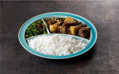 【波佐見焼】zen to ユザーン カレー皿「仕切りが取れるカレー皿」First Edition 2枚セット【中善】 プレート 食器 [YE05]