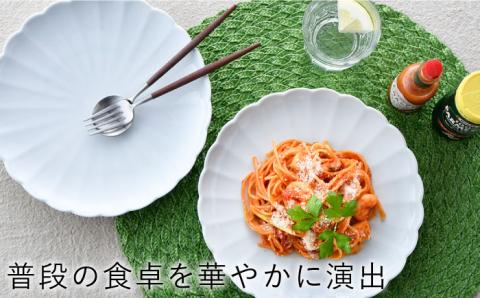 【波佐見焼】RINKA 21.5cm プレート 2枚セット 白磁【長十郎窯】 [AE35]