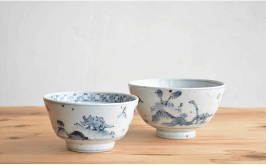 【波佐見焼】DINOSAUR 茶碗 ペアセット【studiowani】 [MB02]