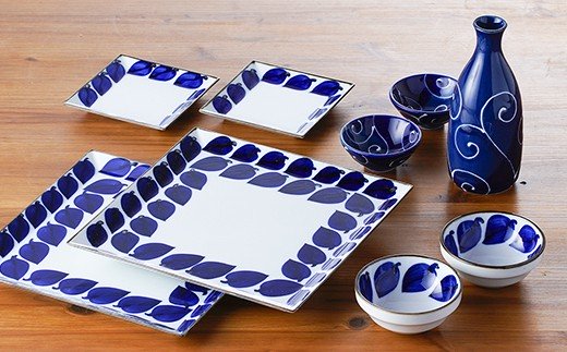 【波佐見焼】プレート ボウル 徳利 含む オリジナルセットアップ商品【マルミツ/協立陶器】 [NB42]