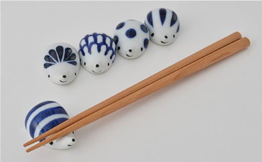 【波佐見焼】コロンとかわいいハリネズミ 箸置き セット【福田陶器店】 [PA158]