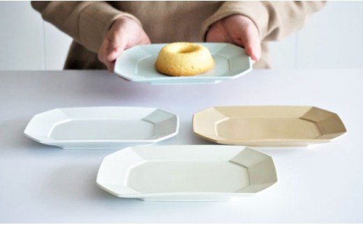 【波佐見焼】角 プレート М DAILY MAT 4色セット【永峰製磁】【eiho】 [RA41]