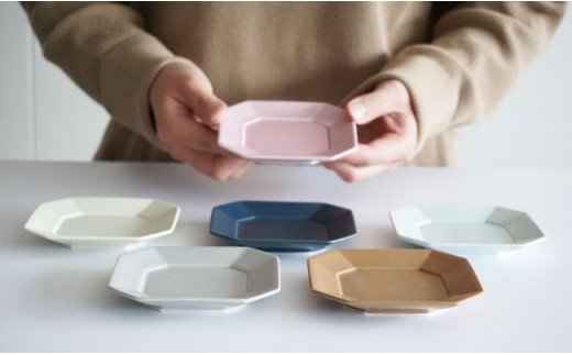 【波佐見焼】DAILY MAT シリーズ 角 小皿 6色セット【永峰製磁】【eiho】 [RA43]