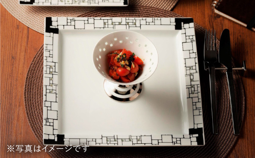 【波佐見焼】マキアート・ストーン スクエア プレート 3枚セット【丹心窯】 [AB23]