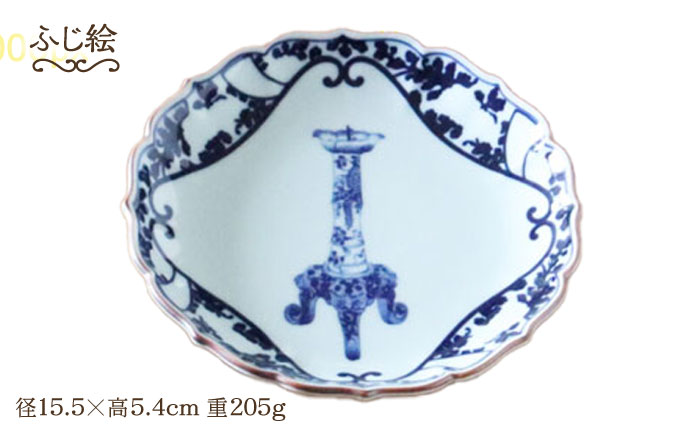 【波佐見焼】古伊万里文様 桔梗渕平小鉢 5個セット【西日本陶器】 [AC277]