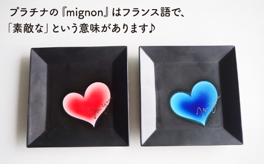 【波佐見焼】mignon スクエア皿 プレート 【紫明窯・作家はな】【陶藤】 [BE19]