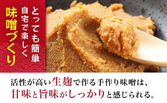 【簡単】手作り味噌セット 出来上がり5kg 作り方説明書付き【原味噌本店】 [CA17]
