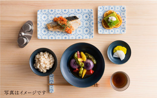 【波佐見焼】 フォスコ ライスボウル 茶碗 3色セット（白・紺・グレー）【西山】【NISHIYAMAJAPAN】 [CB71]