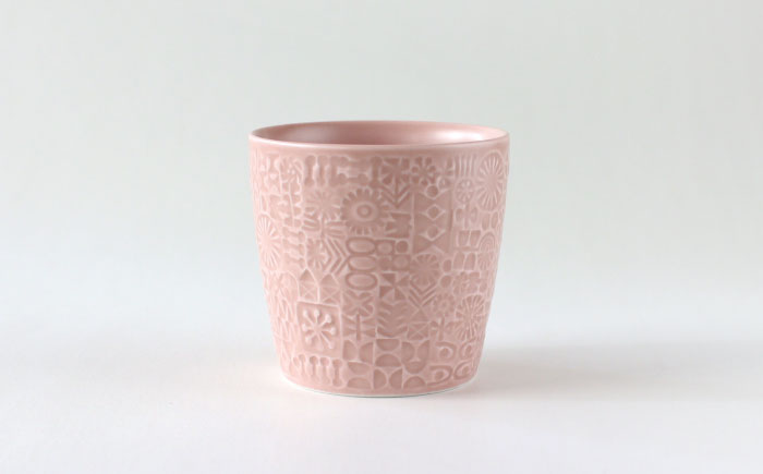 【波佐見焼】PATTERNED シリーズ antique rose 4点セット【BIRDS’ WORDS】 [CF090]