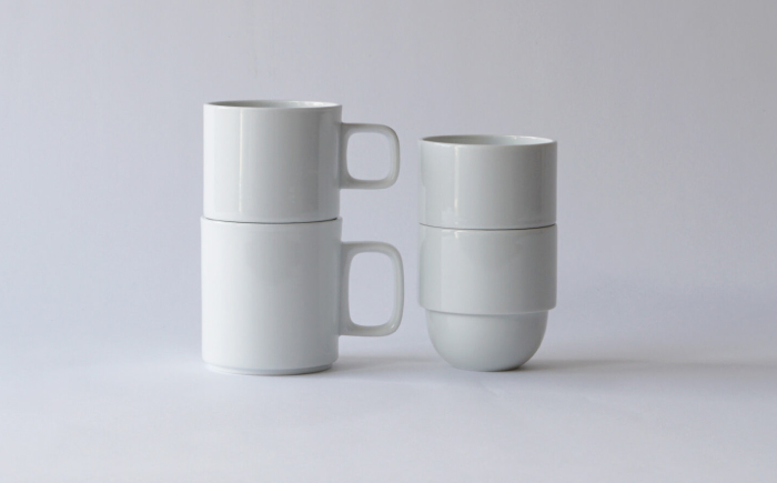 【波佐見焼 HASAMI PORCELAIN】マグカップ テイスティングカップ ホワイト4点セット 【東京西海】 [DD240]