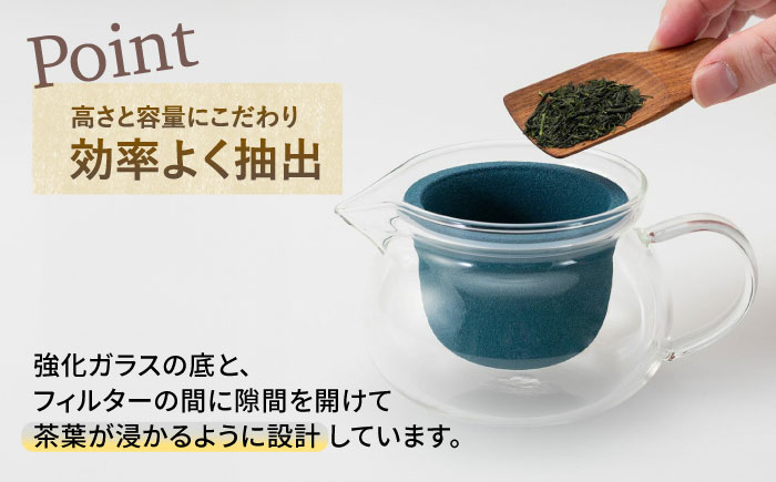 【波佐見焼】葉ポット セラミック ティーポット ピーコックグリーン 【燦セラ】 [DF28]