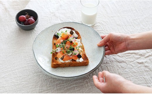 【波佐見焼 マルヒロ】BARBAR たたら 8寸皿・中鉢セット（10点）全5柄 [EB18]