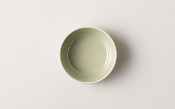 【波佐見焼 マルヒロ】HASAMI SEASON 01 ブロックボウルミニ・ボウルリトルペアセット（4点）イエローベージュ＆グリーン [EB188]