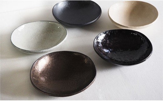 【波佐見焼 マルヒロ】BARBAR たたら 中鉢（5点）全5柄 [EB20]