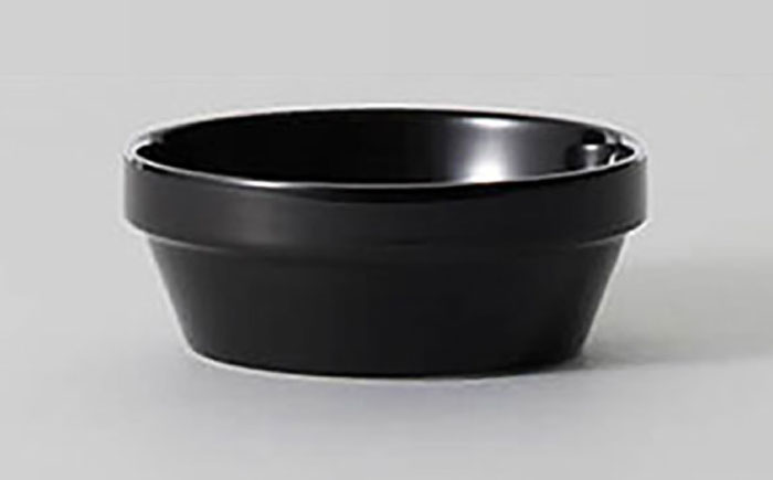 【波佐見焼 マルヒロ】HASAMI SEASON 01 ブロックボウルミニ・ボウルリトルペアセット（4点）ブラック×ホワイト [EB211]