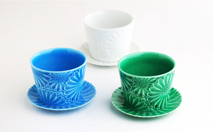 【波佐見焼】マリーゴールド ミニカップ 3色セット「清-sei-」【翔芳窯】 [FE133]