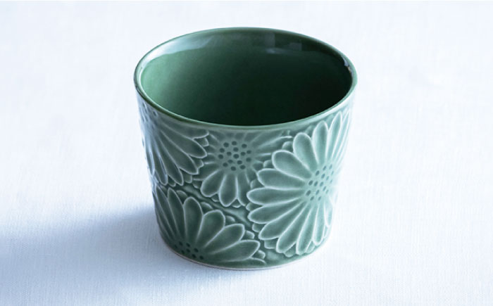 【波佐見焼】マリーゴールド ミニカップ＆ソーサー 5色セット「和-wa-」【翔芳窯】 [FE135]